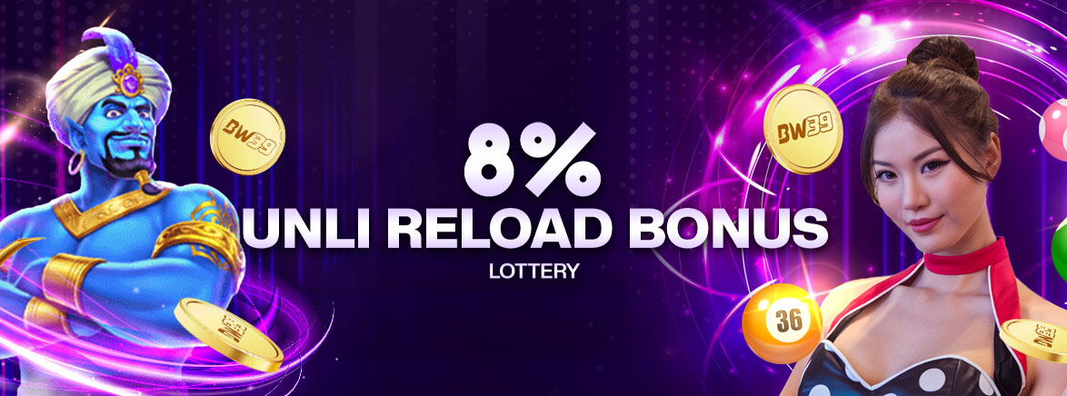 8% Unli Reload Bonus Lottery