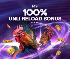100% Unli Reload Bonus Sabong